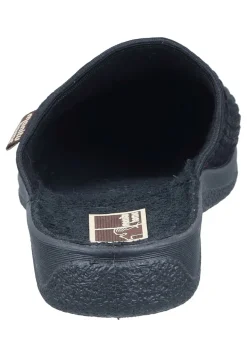 Herren Die moderne Hausfrau Hausschuhe schwarz