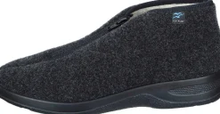 Herren Die moderne Hausfrau Hausschuhe schwarz