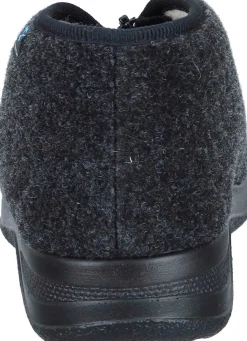 Herren Die moderne Hausfrau Hausschuhe schwarz