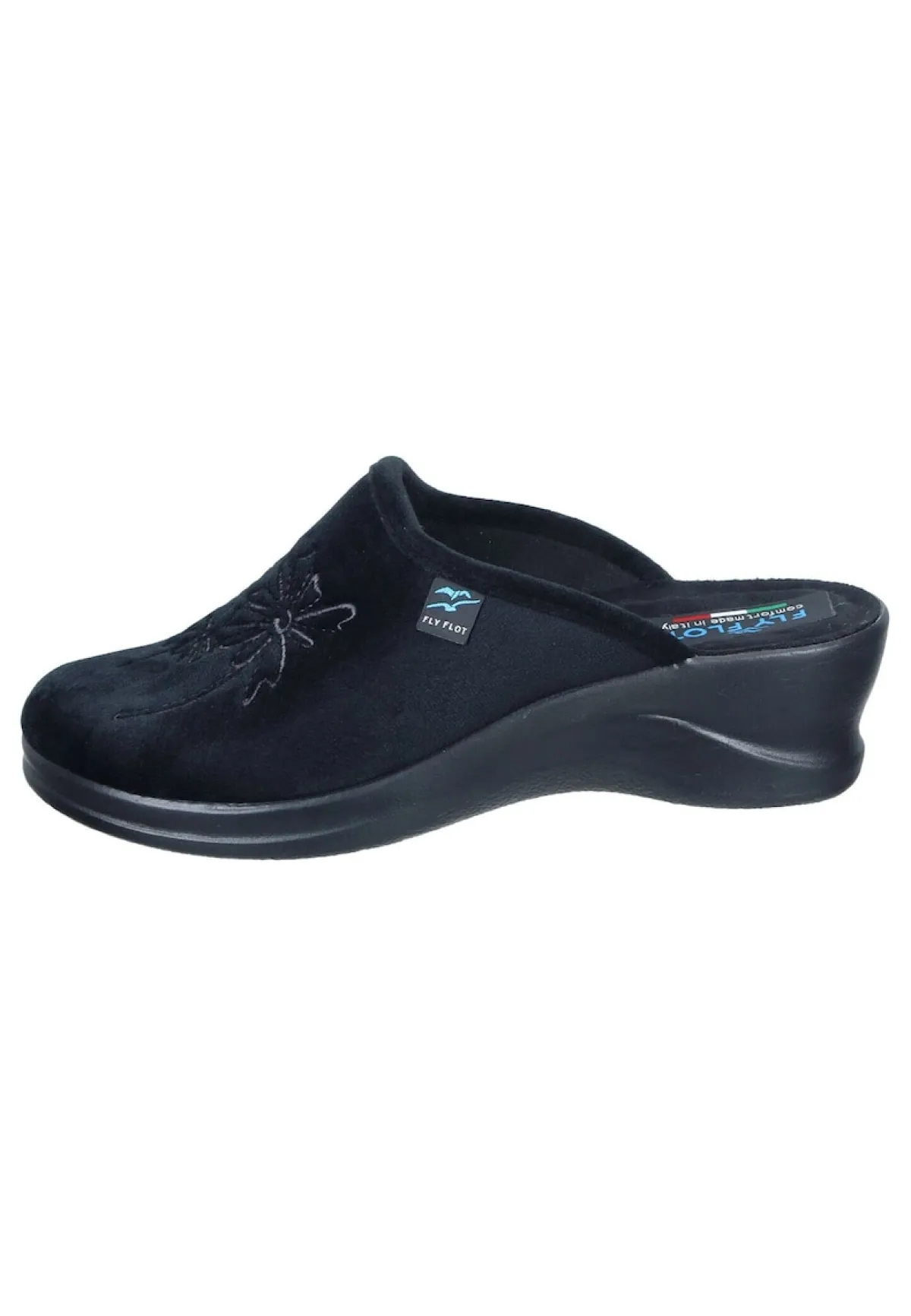 Damen Die moderne Hausfrau Hausschuhe schwarz