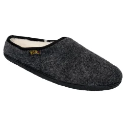 Damen Die moderne Hausfrau Hausschuh-Pantolette mit Wolle