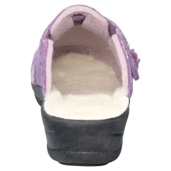 Damen Die moderne Hausfrau Hausschuh-Pantolette mit Wolle „Eva