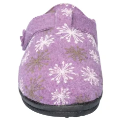 Damen Die moderne Hausfrau Hausschuh-Pantolette mit Wolle „Eva