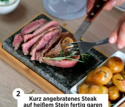 Die moderne Hausfrau Heißer Stein -