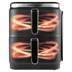 Die moderne Hausfrau Heißluftfritteuse „Doppeldecker“