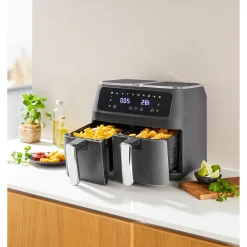 Die moderne Hausfrau Heißluftfritteuse „Duo“