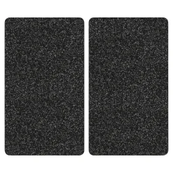 Die moderne Hausfrau Herdabdeckplatte, 2er Pack Granit