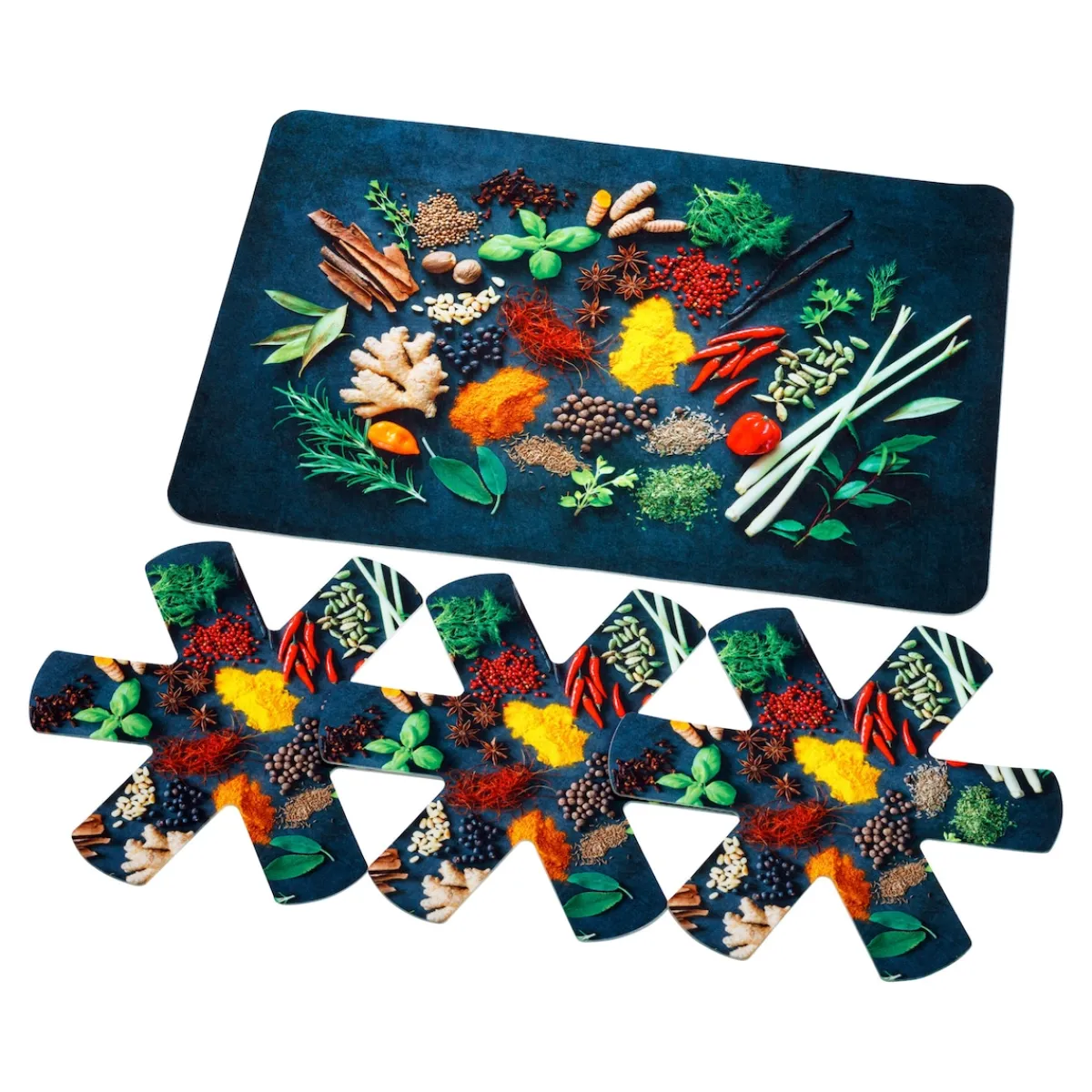 Die moderne Hausfrau Herdabdeckung- und Pfannenschoner