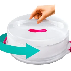 Die moderne Hausfrau Höhenverstellbarer Tortenbehälter