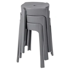 Die moderne Hausfrau Hocker „Istanbul“ grau