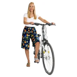 Damen Die moderne Hausfrau Hosenrock Blumen