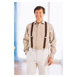 Herren Die moderne Hausfrau Hosenträger braun