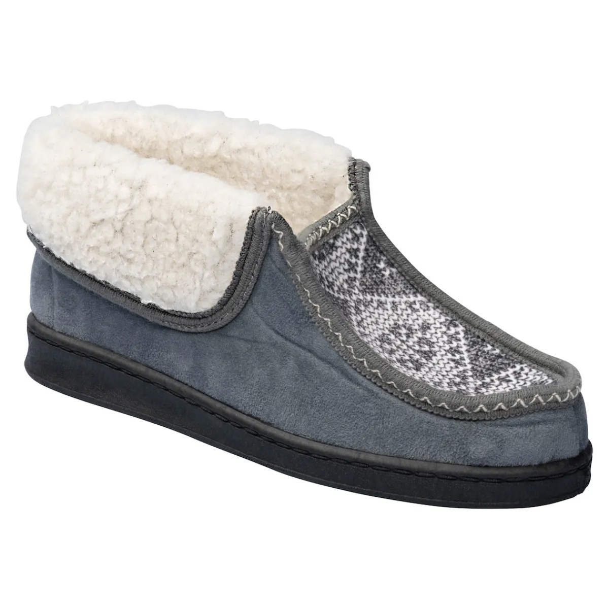 Damen Die moderne Hausfrau Hüttenschuh, gemustert