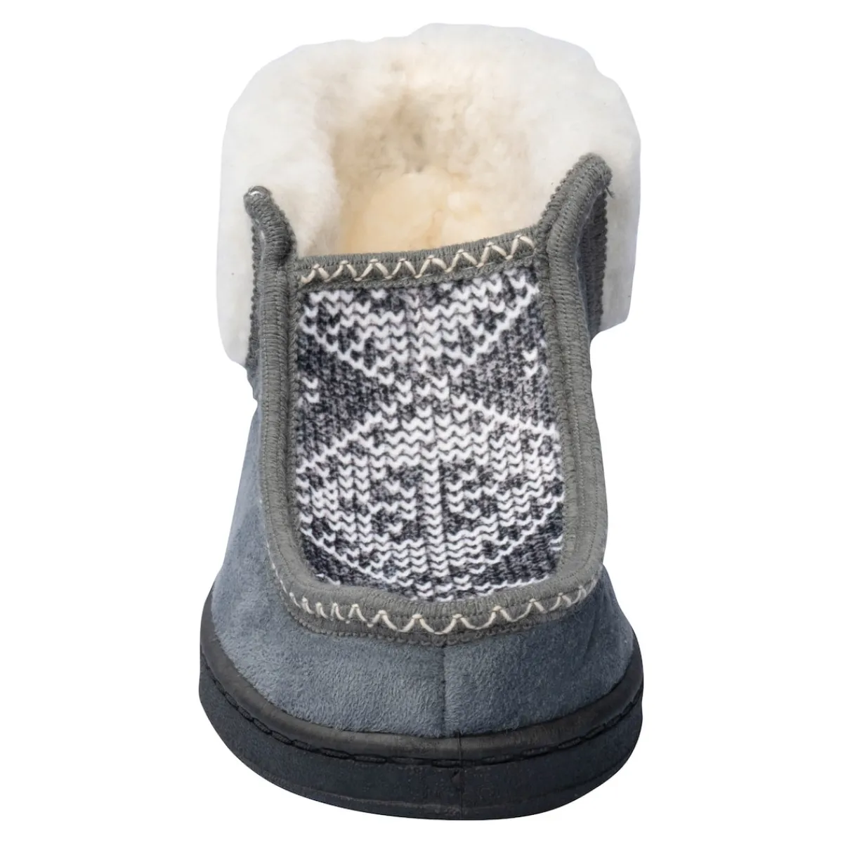 Damen Die moderne Hausfrau Hüttenschuh, gemustert