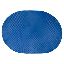 Die moderne Hausfrau Jacquard-Tischdecke "Spezial" blau
