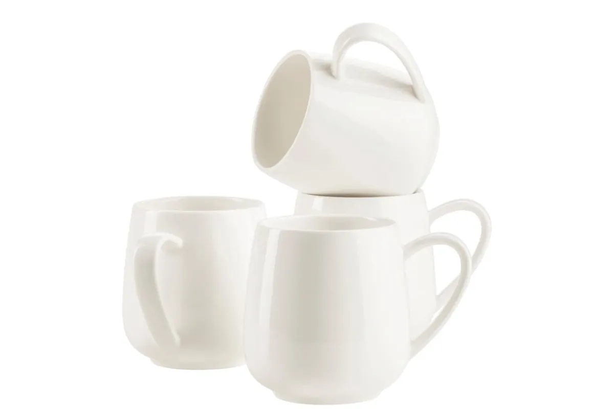 Die moderne Hausfrau Kaffeebecher Set, Porzellan Taya