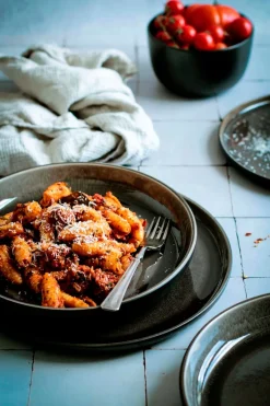 Die moderne Hausfrau Kaffeebecher-Set, Steinzeug Niara Schwarz / Grau