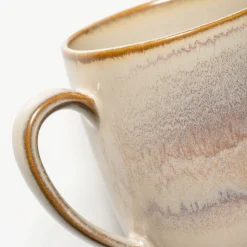 Die moderne Hausfrau Kaffeebecher-Set, Steinzeug Nebelwald