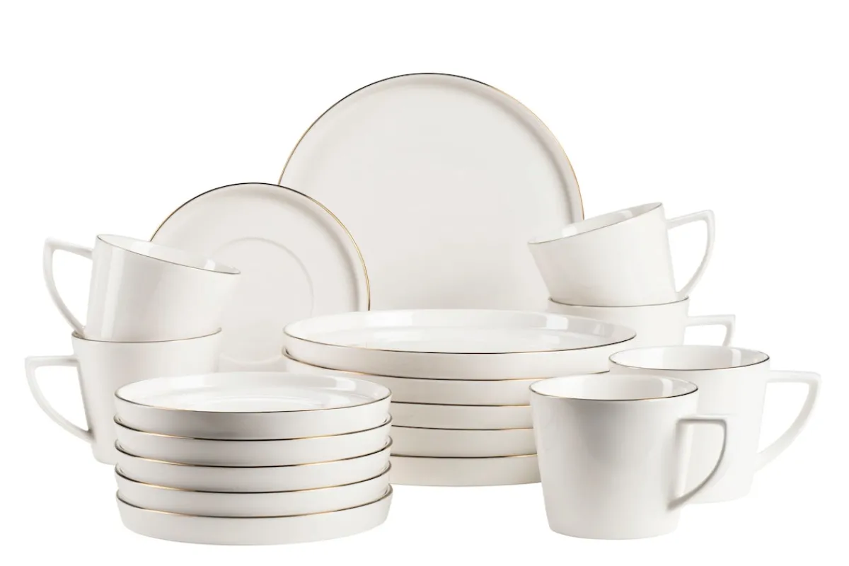 Die moderne Hausfrau Kaffeeservice, Porzellan Sita