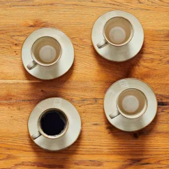 Die moderne Hausfrau Kaffeetassenset, Keramik Nottingham Beige