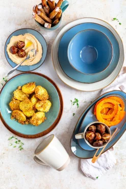 Die moderne Hausfrau Kaffeetassenset, Keramik Nottingham Beige