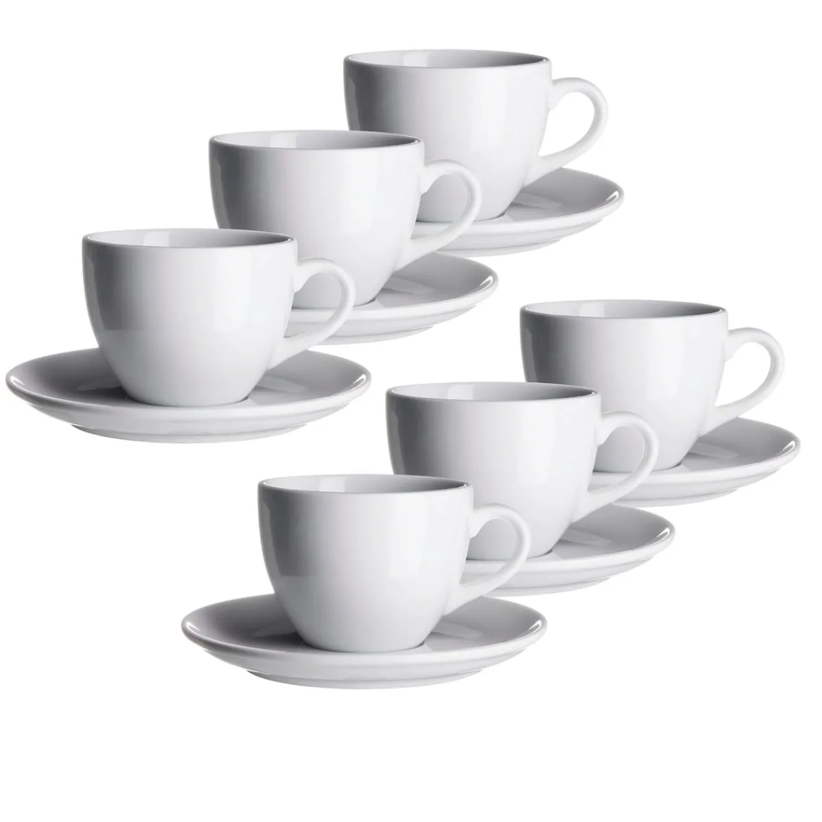 Die moderne Hausfrau Kaffeetassen-Set, Porzellan COLOMBIA