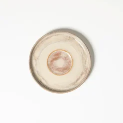 Die moderne Hausfrau Kaffeeuntertassen-Set, Steinzeug Nebelwald