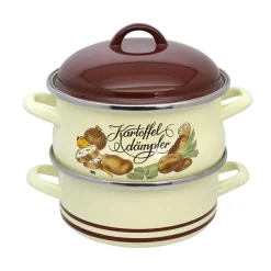 Die moderne Hausfrau Kartoffeldämpfer emailliert, 1,8 l