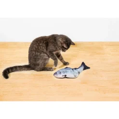 Die moderne Hausfrau Katzenspielzeug „Fisch“