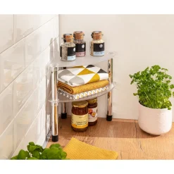 Die moderne Hausfrau Küchen-Eckregal