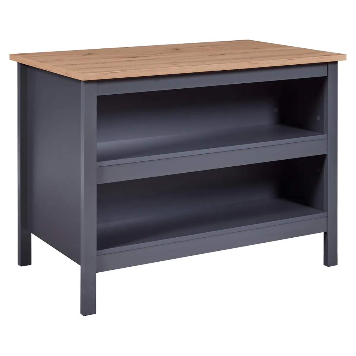 Die moderne Hausfrau Kücheninsel anthrazit