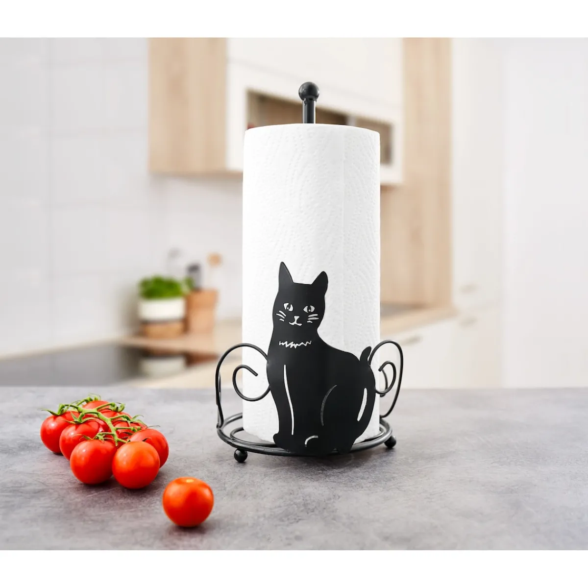 Die moderne Hausfrau Küchenrollenhalter "Kätzchen"