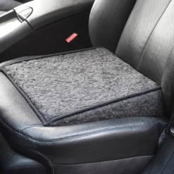 Die moderne Hausfrau Keilkissen mit Schurwoll-Bezug anthrazit