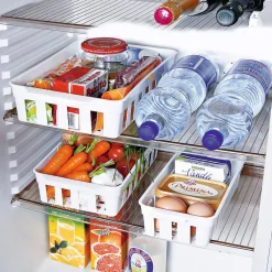 Die moderne Hausfrau Kühlschrank-Korbset, 3 Stück