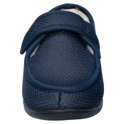 Damen Die moderne Hausfrau Klett-Hausschuh „Unisex“ mit Wolle