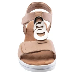 Damen Die moderne Hausfrau Klett-Sandale 