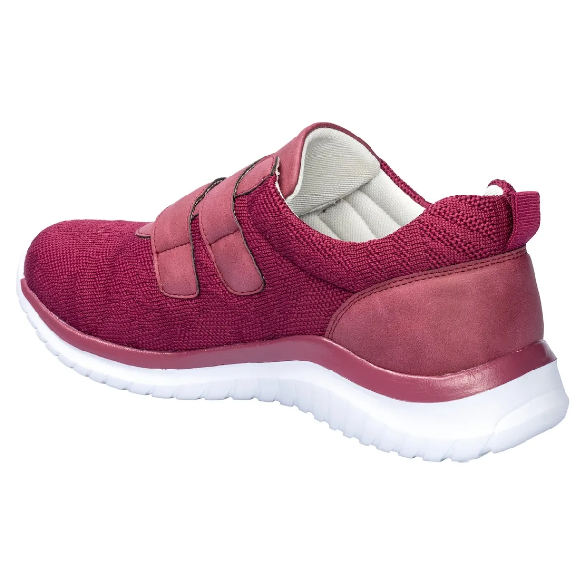 Damen Die moderne Hausfrau Klettschuh „Federleicht“ beere