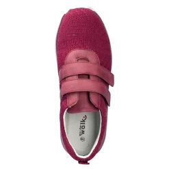 Damen Die moderne Hausfrau Klettschuh „Federleicht“ beere