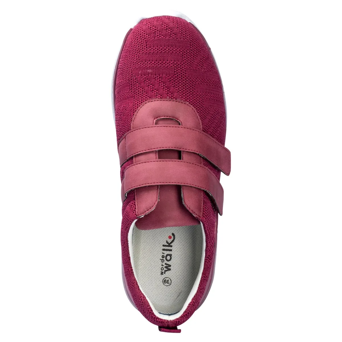Damen Die moderne Hausfrau Klettschuh „Federleicht“ beere