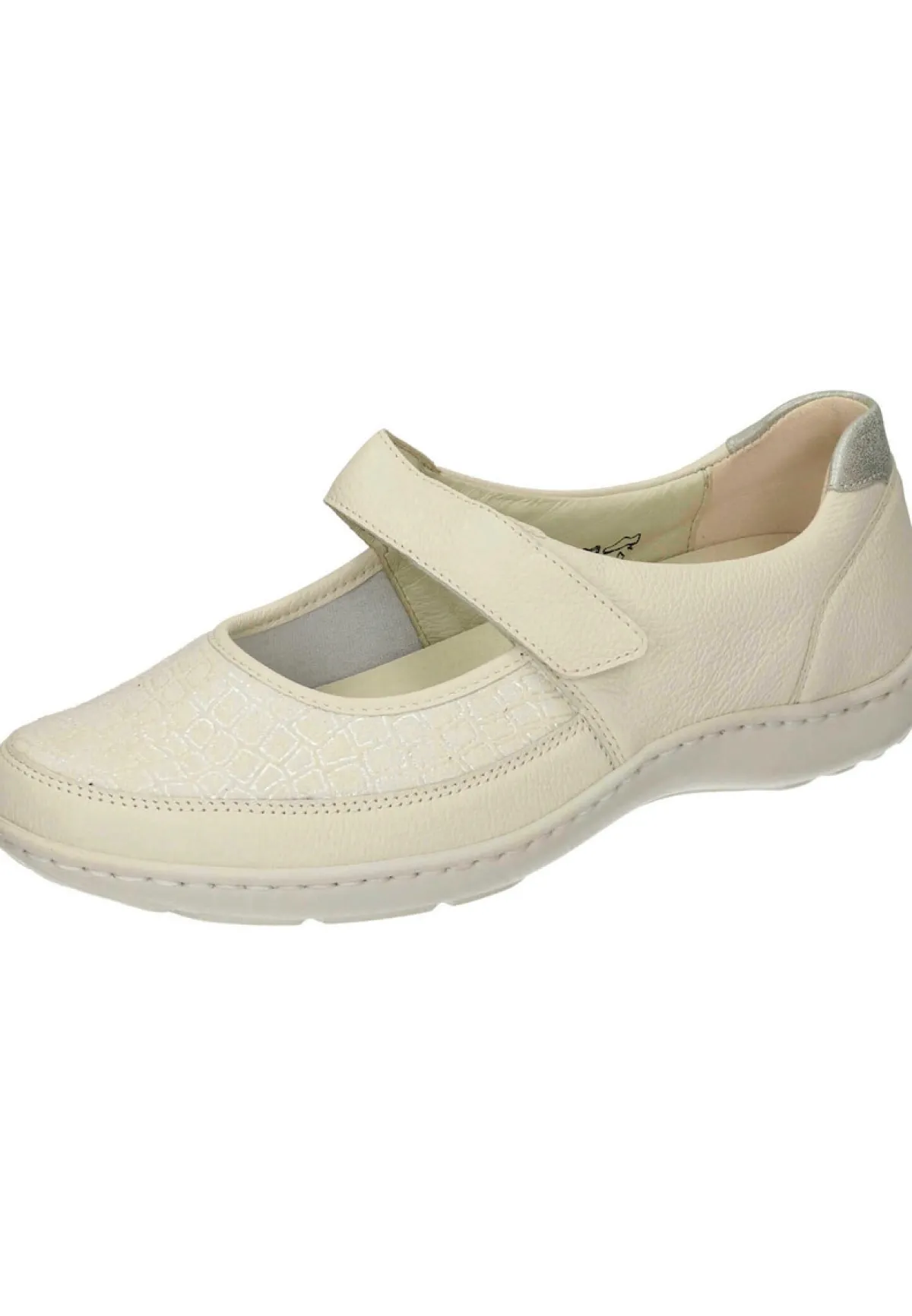 Damen Die moderne Hausfrau Klettschuhe beige
