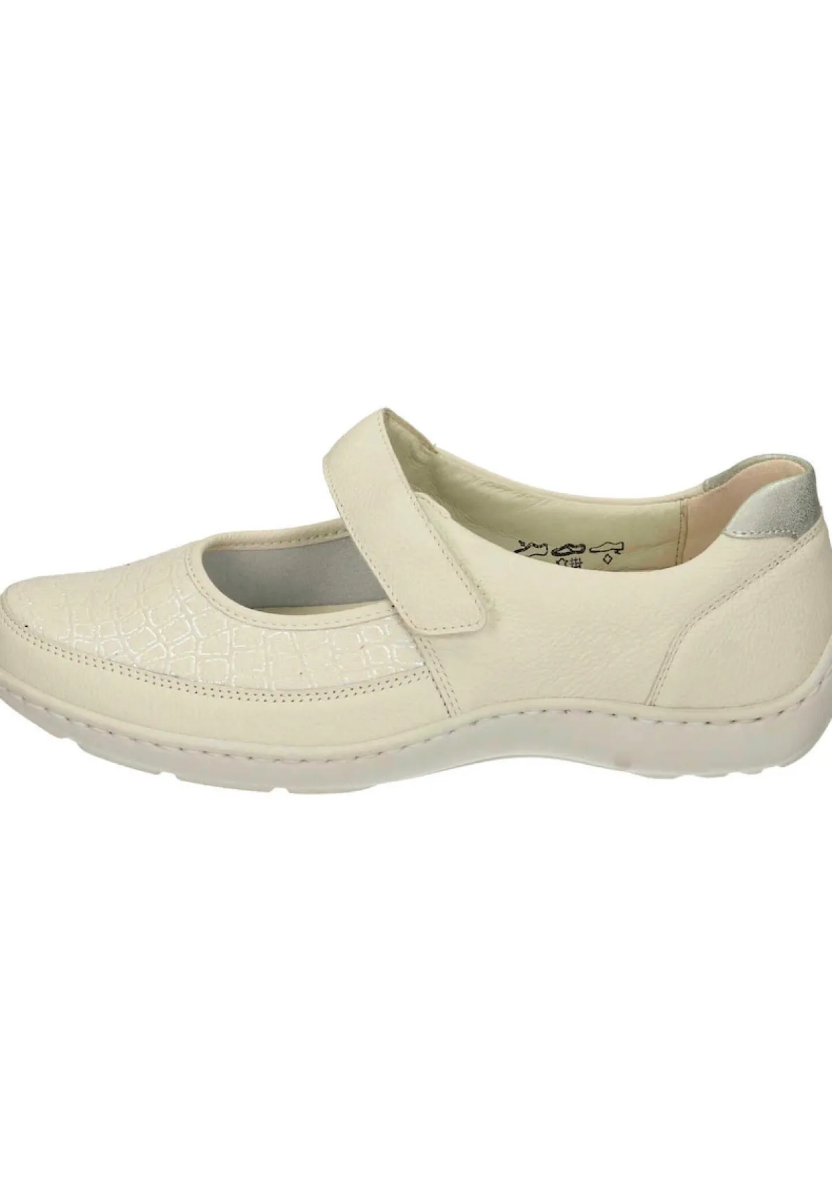 Damen Die moderne Hausfrau Klettschuhe beige