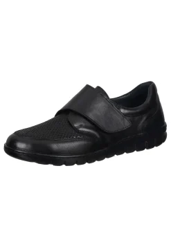Damen Die moderne Hausfrau Klettschuhe schwarz