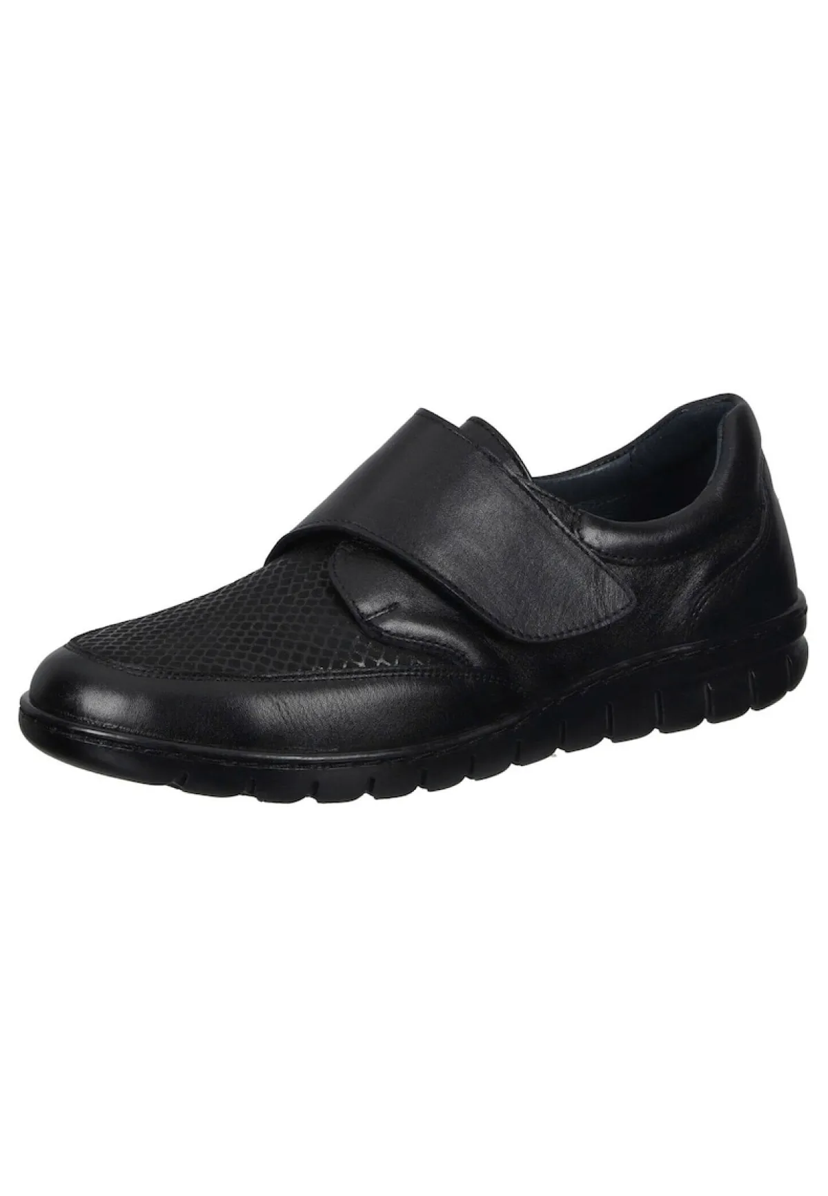 Damen Die moderne Hausfrau Klettschuhe schwarz