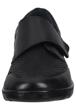 Damen Die moderne Hausfrau Klettschuhe schwarz