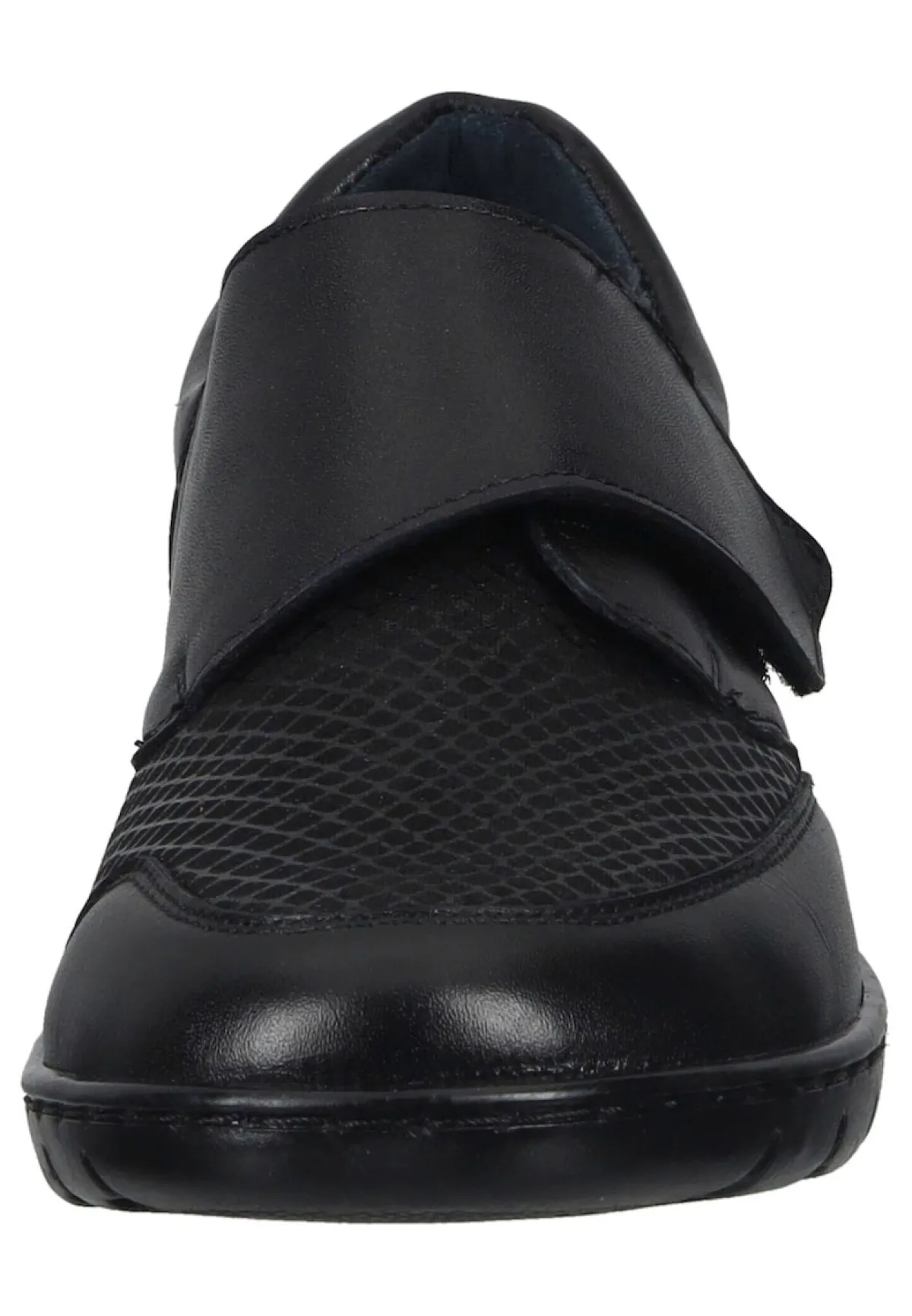 Damen Die moderne Hausfrau Klettschuhe schwarz