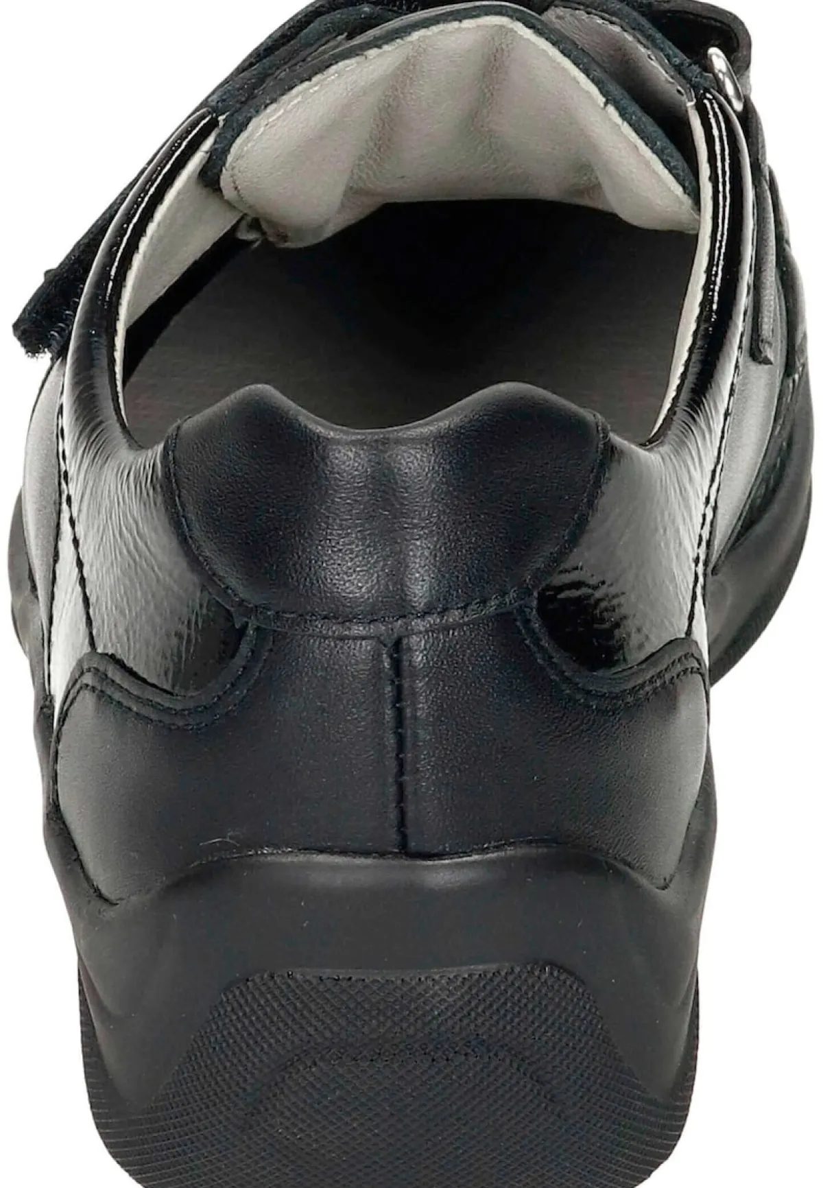 Damen Die moderne Hausfrau Klettschuhe schwarz