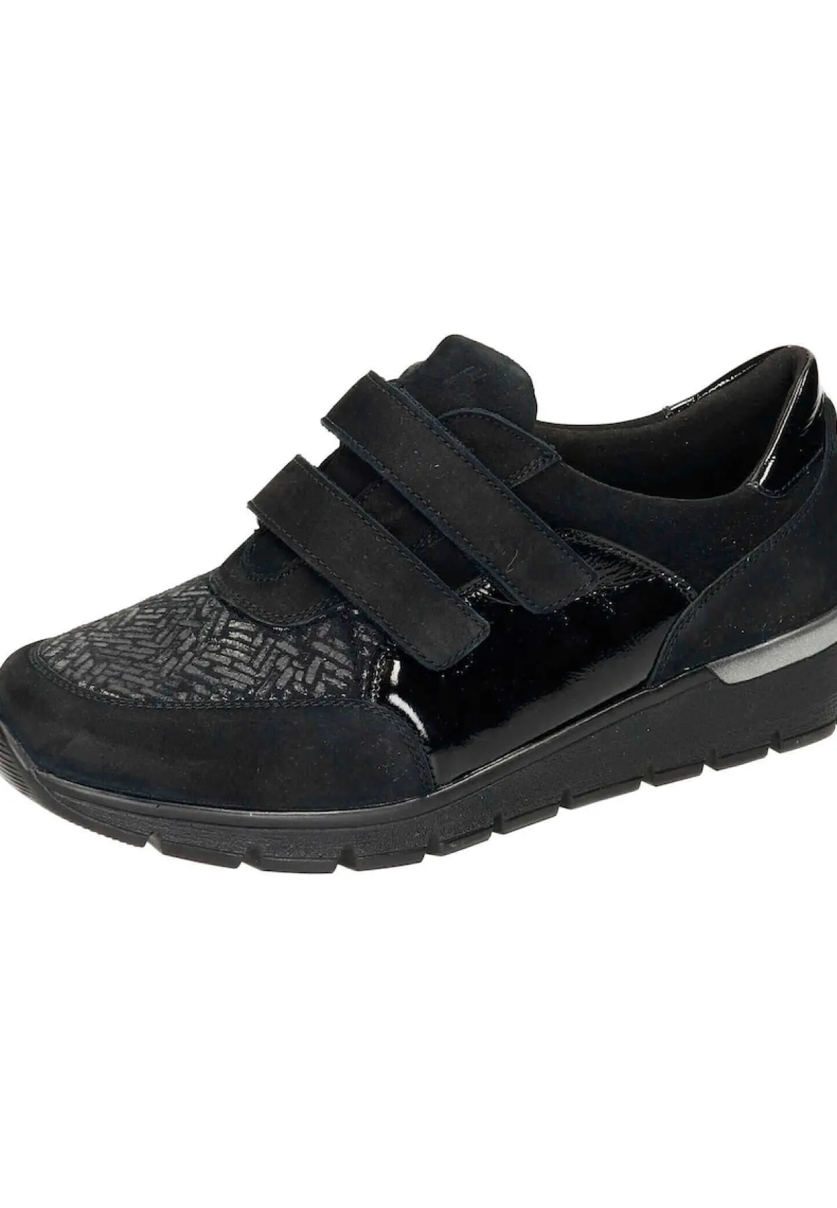 Damen Die moderne Hausfrau Klettschuhe schwarz