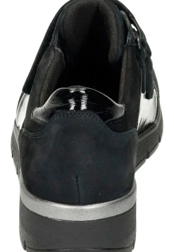 Damen Die moderne Hausfrau Klettschuhe schwarz