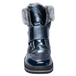 Damen Die moderne Hausfrau Klettstiefel „Leonita“ marine