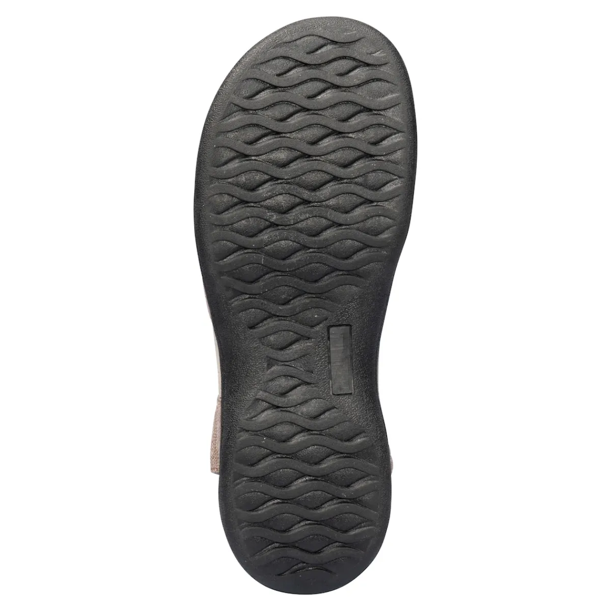 Damen Die moderne Hausfrau Klett-Stretchsandale "Leinenoptik"